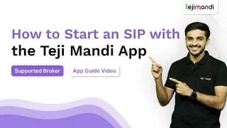 How to Start an SIP on the Teji Mandi App?